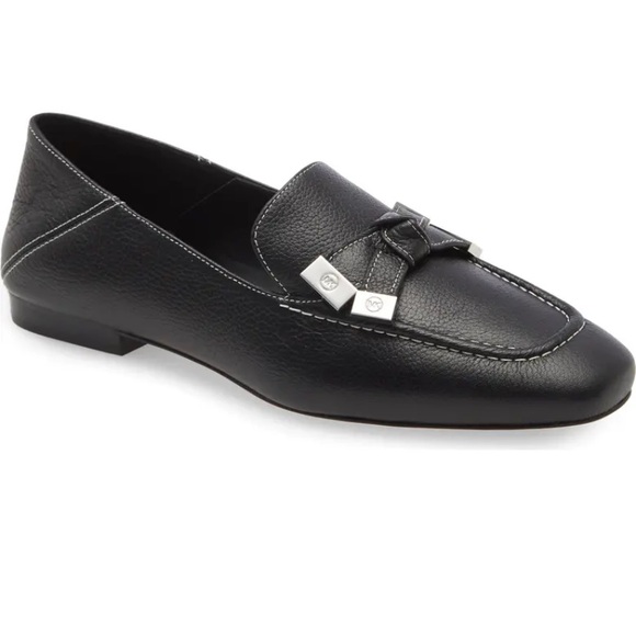 Michael Kors Shoes - Michael Kors, black leather loafers size 9